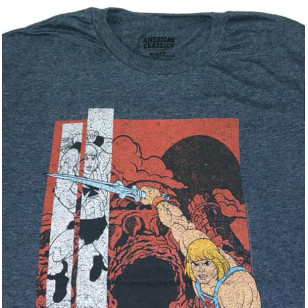 Masters Of The Universe - He Man Red Square Castle Grayskull Official T Shirt ( Men M ) ***READY TO SHIP from Hong Kong***